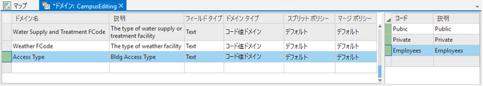 ドメイン ビューでのドメインの作成