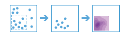 [密度の計算 (Calculate Density)] ツールの図