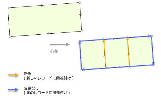 パーセルの分割