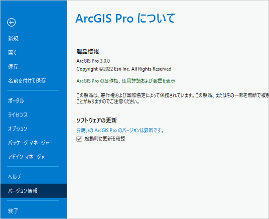 ArcGIS Pro の設定