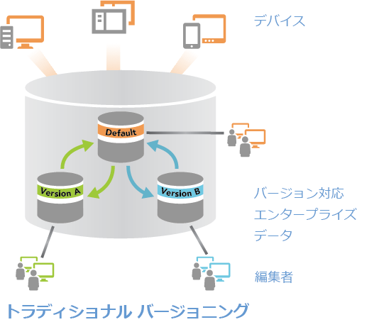 トラディショナル バージョニングによる編集