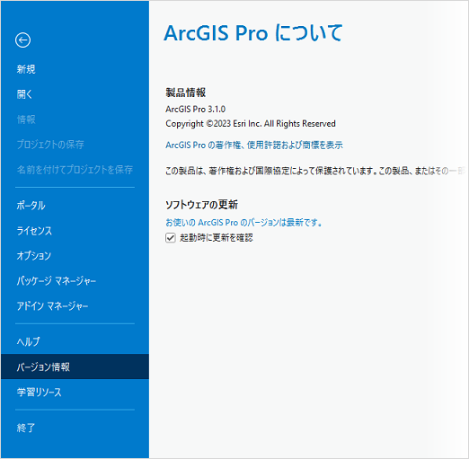 ArcGIS Pro の設定