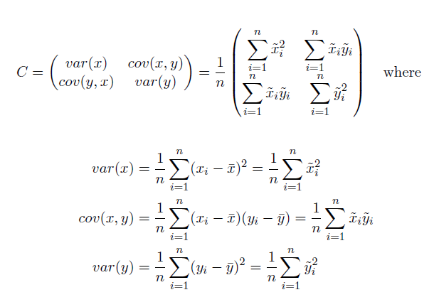 [分布指向性分析 (Directional Distribution (Standard Deviational Ellipse))] ツールの算術演算