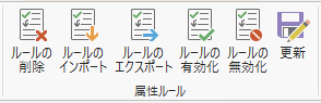 属性ルール グループ