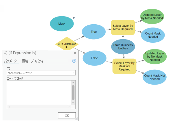 ModelBuilder の式ツール