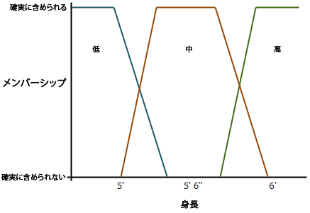 身長メンバーシップ クラス