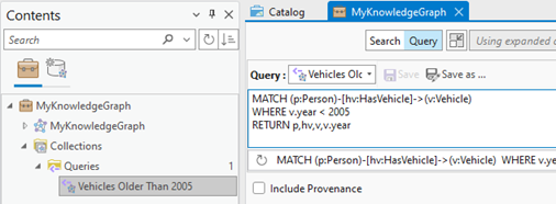 保存済みクエリが、クエリ ドロップダウン リストで自動的に選択されます。 保存済みクエリが、クエリ ドロップダウン リストで自動的に選択されます。