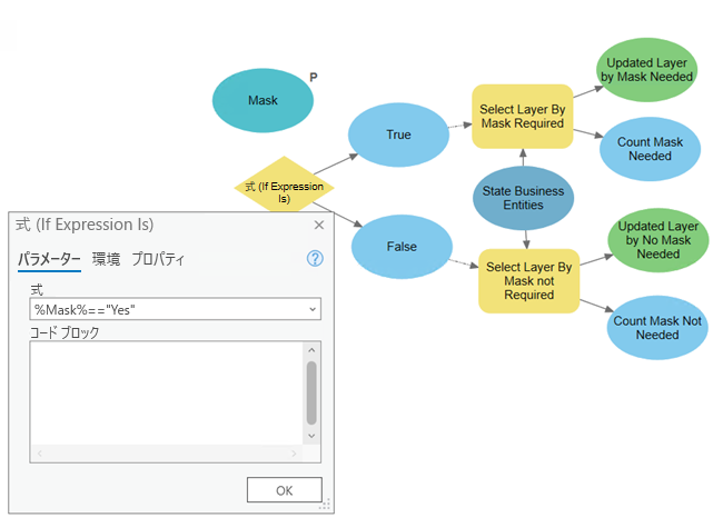 ModelBuilder の式ツール ModelBuilder の式ツール