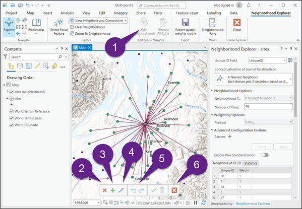 近隣探索編集ツールバー 近隣探索編集ツールバー