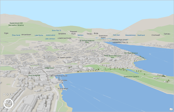 クイーンズタウンの景観 クイーンズタウンの景観