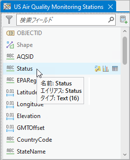 フィールド パネル フィールド パネル