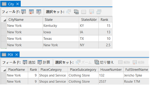 マルチロール ロケーターのランク値を含む都市および POI データ マルチロール ロケーターのランク値を含む都市および POI データ
