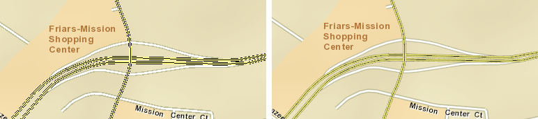 アンチエイリアスの例 アンチエイリアスの例