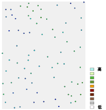 入力標高ポイント データ 入力標高ポイント データ