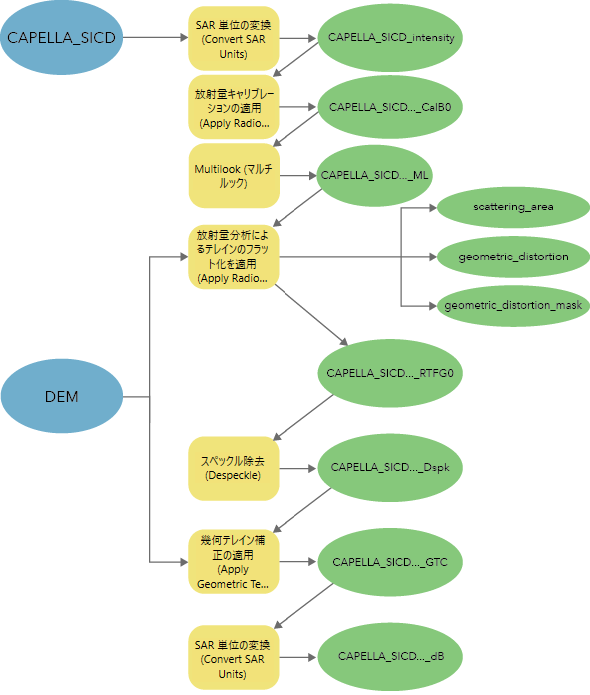 Capella SICD のワークフロー