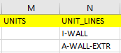 DOOR エントリを含む UNIT_LINES 列