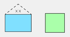 icon および modifiers 以外のすべての構成がオンになっている 2 つの辞書シンボルの表示例