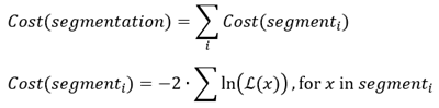 セグメント コストの式