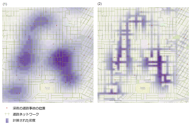 カーネル密度 Kernel Density の詳細 Arcgis Pro ドキュメント