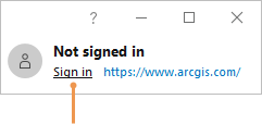 Sign-in status Sign-in status