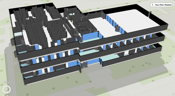 The floor filter is disabled and all floors are shown. The floor filter is disabled and all floors are shown.