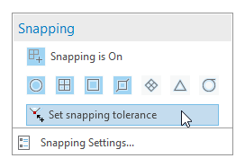 Snapping modes