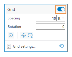 Grid toggle button Grid toggle button