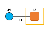 Схема примера D4 перед сокращением