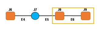 Схема примера D6 перед сокращением