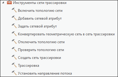 Набор инструментов Сеть трассировки