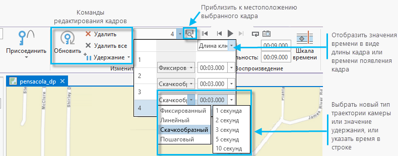 Список анимационных кадров