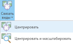 Выберите из ниспадающего списка опцию связывания видов.