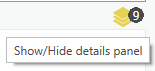 Show/Hide details panel