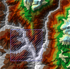Способ визуализации измененных областей для terrain