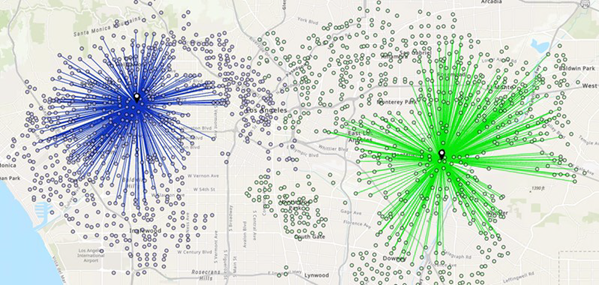 Output desire lines from tool.