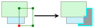 Example of a difference polygon