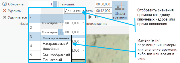 Список анимационных кадров