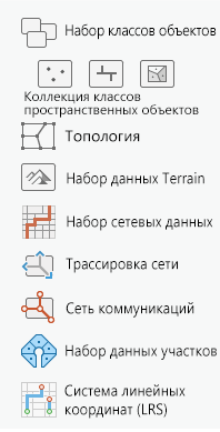 Поддерживаемые типы данных в наборе классов объектов ArcGIS Pro