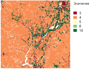 Ранжированные типы землепользования Ранжированные типы землепользования