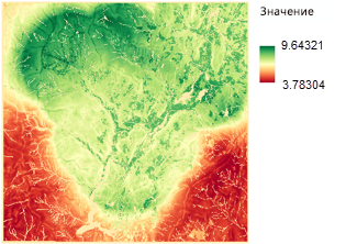 Выходная карта пригодности Выходная карта пригодности
