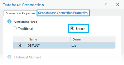 Диалоговое окно Свойства подключения к базе геоданных Диалоговое окно Свойства подключения к базе геоданных