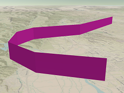 Линия, вытянутая в стену Линия, вытянутая в стену