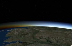 Глобальная сцена со звездами и гало Глобальная сцена со звездами и гало