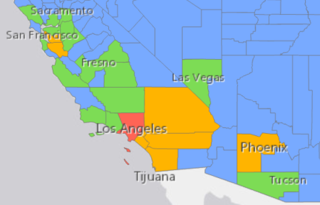 Использование темы отображения результатов кластеризации временных рядов в инструменте Визуализация куба Пространство-Время в 2D Использование темы отображения результатов кластеризации временных рядов в инструменте Визуализация куба Пространство-Время в 2D