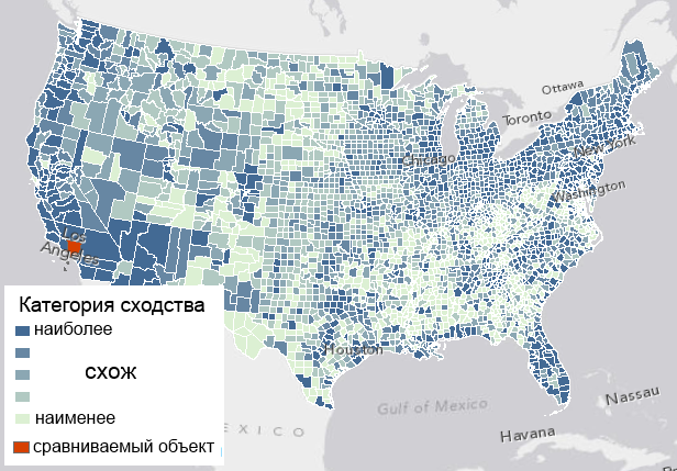 Карта упорядоченного сходства Карта упорядоченного сходства