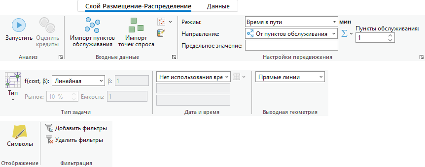 Вкладка Слой Размещение-Распределение Вкладка Слой Размещение-Распределение