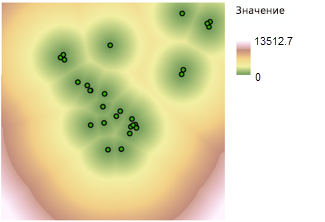Расстояние до мест отдыха Расстояние до мест отдыха