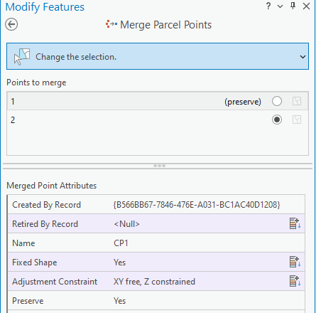 Слияние точек участков. Слияние точек участков.