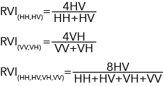 Уравнениями RVI