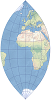Пример картографической проекции Кассини